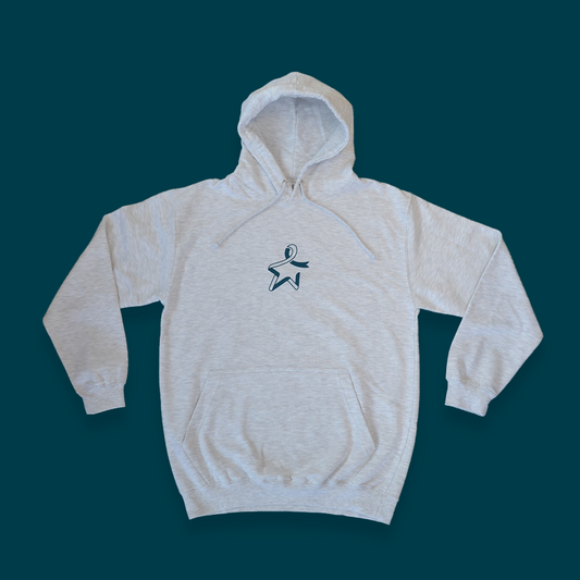 Grey Star of Hope hoodie