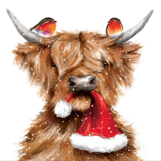 Hitching a ride christmas card