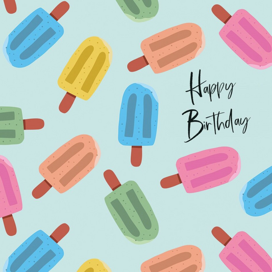 Birthday Lollipops card