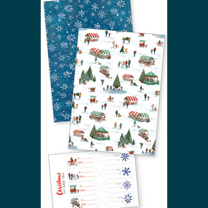 Christmas market gift wrap