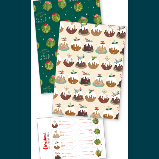 Sprouts gift wrap