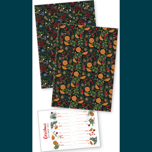 Foliage gift wrap