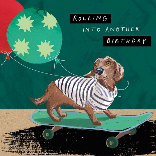 Birthday boarding card